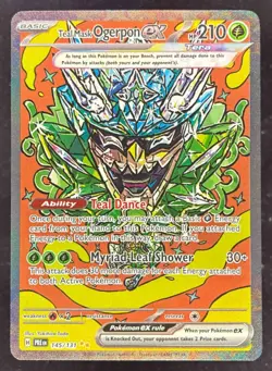2025 Pokemon SV Prismatic Evolutions - PRE EN #145/131 Teal Mask Ogerpon ex - Image 1