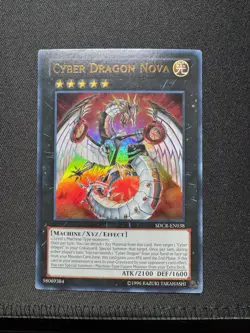 Yu-Gi-Oh TCG Cyber Dragon Nova SDCR-EN038 Ultra Rare 1st Edition - Image 4