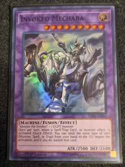 Yugioh Invoked Mechaba SHVA-EN041 Super Rare 1st Ed VLP - Image 1