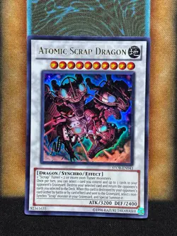 Yugioh Atomic Scrap Dragon STOR-EN043 Ultra Rare NM - Image 1