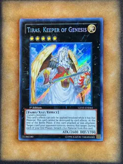 Yugioh Tiras, Keeper Of Genesis GENF-EN044 Secret Rare 1st Ed NM - Image 1