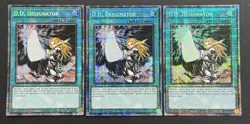 2025 YUGIOH MP25 1ST ED STARLIGHT RARE DD DESIGNATOR X3 NM SET - Image 1