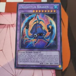 YUGIOH! Frightfur Kraken FUEN-EN020 Secret Rare 1st Edition NM - Image 1