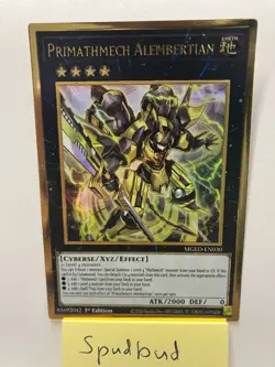 Primathmech Alembertian Gold Rare MGED-EN030 (LP 1st Ed) - Image 1