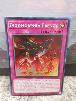 Dinomorphia Frenzy MP23-EN107 - Super Rare Yugioh! Holo Foil Nice! - Image 1