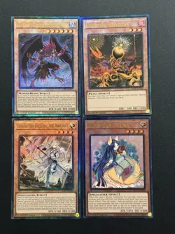2025 YUGIOH RA04 ULTIMATE RARE FAIRY TAIL LUNA NM BONUS SET - Image 1