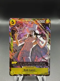 One Piece Rob Lucci ST29 Full Art Foil - Starter Deck 29 Egghead English - Image 1
