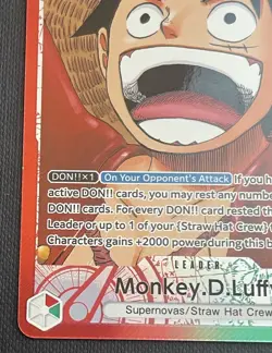 One Piece OP13 Monkey D Luffy Alt Art ENG OP13-001 Carrying On His Will 🏴‍☠ - Image 4