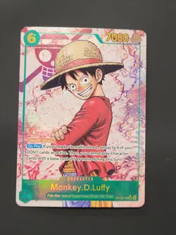 Monkey D Luffy SEC Alt Art OP13-118 Carrying On His Will One Piece TCG - Image 1