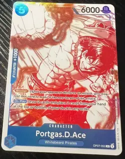 One Piece TCG OP07-053 [Promo / 3rd Anniversary] (Ace) NM Foil - Image 1