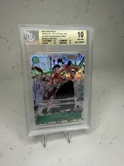 Bandai 2023 One Piece Wings of the Captain Roronoa Zoro BGS 10 OP06-118 Japanese - Image 2
