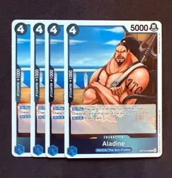 One Piece - Aladine OP14-043 Foil Playset (x4) - The Azure Sea's Seven - Image 1