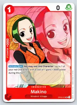 One Piece - OP02-015 Makino - UC - US Seller - Image 1