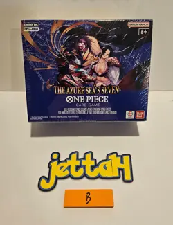 One Piece TCG OP-14 The Azure Sea's Seven Booster Box (English) NEW/SEALED! (B) - Image 2