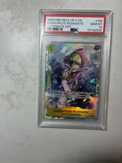 DONQUIXOTE ROSINANTE OP12-LEGACY OF THE MASTER 108 ENGLISH ALTERNATE ART PSA 10 - Image 1