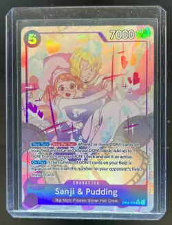 2025 One Piece Anime 25th Collection Sanji & Pudding Alternate Art #EB02-035 - Image 1