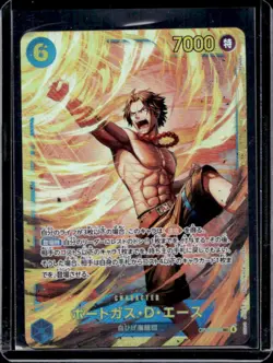 2025 One Piece Japanese Carrying on His Will Portgas.D.Ace Alt Art #OP13-119 - Image 1