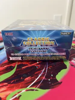DIGIMON CARD GAME: CLASSIC COLLECTION EX01 Factory Sealed Booster Box (24 Packs) - Image 4