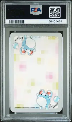 2000 POKEMON SILVER VERSION PART 2 PLAYING CARDS 9 OF DIAMONDS PUPITAR PSA 10 - Image 2