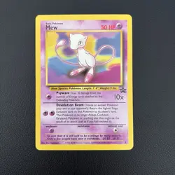 Pokemon TCG Mew WoTC Black Star Promo #8 Regular Card - NM - Image 1