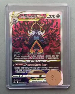Pokemon TCG Hisuian Samurott VSTAR Crown Zenith GG52/GG70 Card/ NM condition - Image 2
