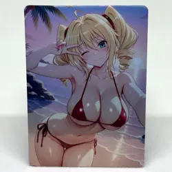 High School DxD Ravel Phoenix Goddess Anime Waifu ACG Foil Card - Image 1