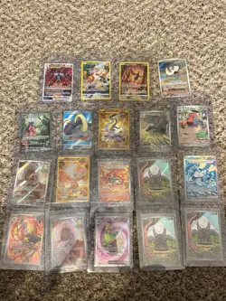Pokemon TCG 19 Card Lot of Full Arts Various Sets English NM - Image 1