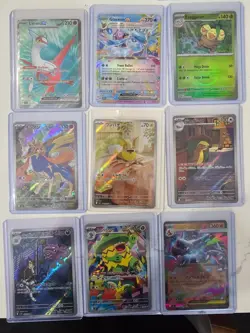 Pokemon Lot Of 106 Cards-Full Arts, Ex’s, Sir’s, Pokeballs, Holos, & More - Image 4