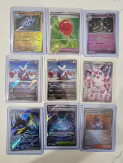 Pokemon Lot Of 106 Cards-Full Arts, Ex’s, Sir’s, Pokeballs, Holos, & More - Image 5
