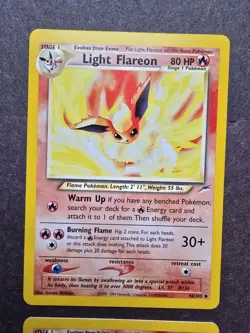Pokemon TCG Neo Destiny Fire Type Cards 18,46,50,91/105 Nm - Image 2