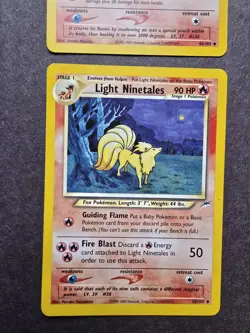 Pokemon TCG Neo Destiny Fire Type Cards 18,46,50,91/105 Nm - Image 4