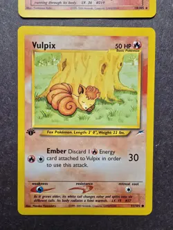 Pokemon TCG Neo Destiny Fire Type Cards 18,46,50,91/105 Nm - Image 5