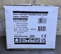 Final Fantasy Trading Card Game Legacy Collection Sealed Case 6 Boxes - Image 4