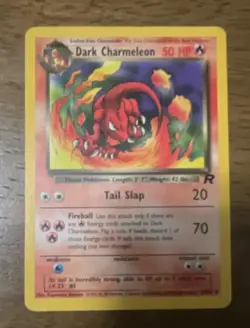 Pokemon Dark Charmeleon Team Rocket 32/82 English Uncommon Regular 50 HP Card - Image 1