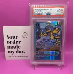 Digimon Card Game - PSA 10 Gem Mint - Gabumon - Exceed Apocalypse - Image 1