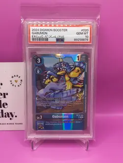 Digimon Card Game - PSA 10 Gem Mint - Gabumon - Exceed Apocalypse - Image 3