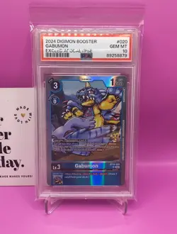 Digimon Card Game - PSA 10 Gem Mint - Gabumon - Exceed Apocalypse - Image 5