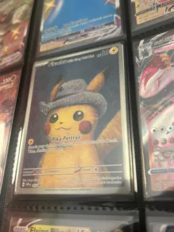 Pikachu With Grey Felt Hat 085 Promo Card Van Gogh Museum - Image 1