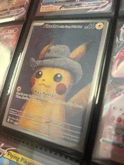 Pikachu With Grey Felt Hat 085 Promo Card Van Gogh Museum - Image 3