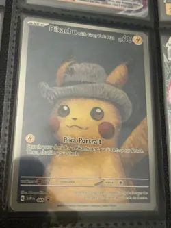 Pikachu With Grey Felt Hat 085 Promo Card Van Gogh Museum - Image 5