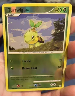 Pokemon TCG Turtwig Diamond & Pearl Card 103/130 Reverse Holo - Image 1