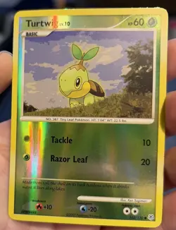 Pokemon TCG Turtwig Diamond & Pearl Card 103/130 Reverse Holo - Image 2