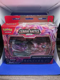 Pokemon League Battle Deck [Team Rocket's Mewtwo ex] - Misc. Cards SEALED BOX - Image 1