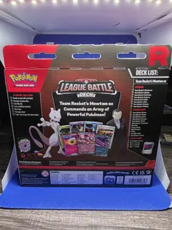 Pokemon League Battle Deck [Team Rocket's Mewtwo ex] - Misc. Cards SEALED BOX - Image 2