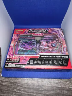 Pokemon League Battle Deck [Team Rocket's Mewtwo ex] - Misc. Cards SEALED BOX - Image 5