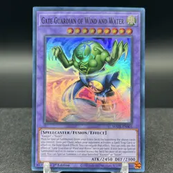 Gate Guardian of Wind and Water MAZE-EN005 1st Edition Super Rare Yugioh Card - Image 1
