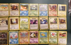 Lot Of 60 Vintage Pokemon Cards: Holos, First Edition, Mod Played - Image 3
