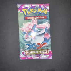 Pokemon XY Phantom Forces Diancie Factory Sealed Booster Pack 10 Cards - Image 1