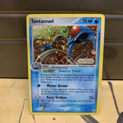 Pokemon Tentacruel 45/92 Ex Legend Maker Reverse Holo SWIRL LP Nice Vintage Card - Image 1