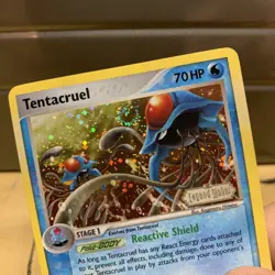 Pokemon Tentacruel 45/92 Ex Legend Maker Reverse Holo SWIRL LP Nice Vintage Card - Image 2